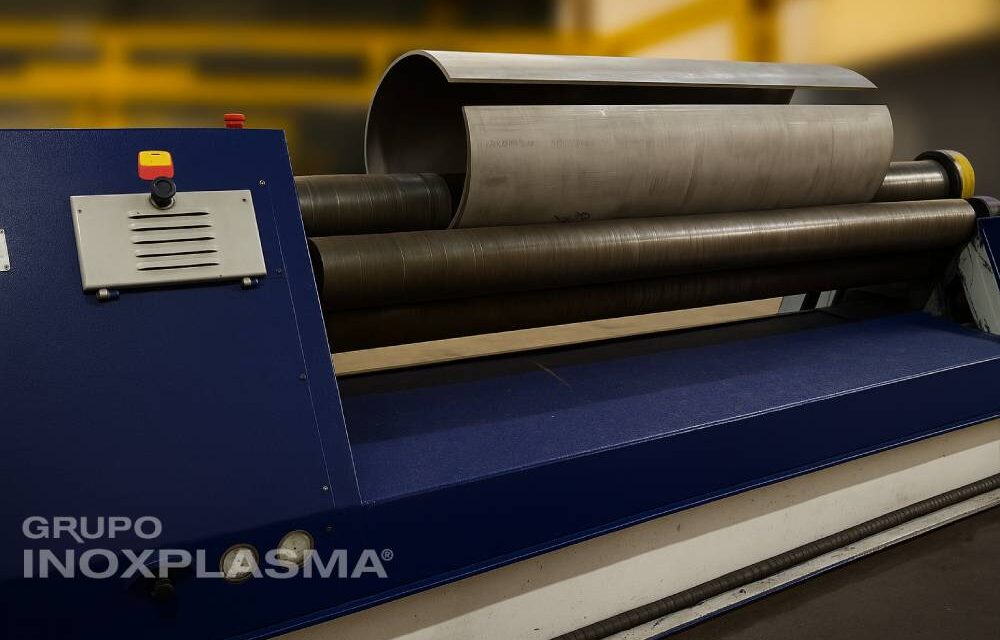 Calandragem de chapas inox: conformação precisa para projetos industriais